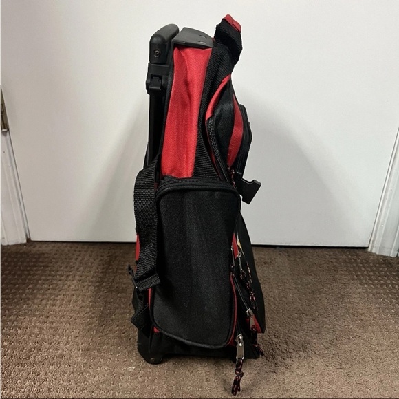 Coca Cola Bring On Summer Thrills Rolling Backpack Telescoping Handle travel - Picture 5 of 14